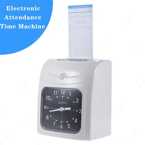 Electronic-Employee-Time-Clock-Recorder-Attendance-Machine-or-Time-Card ...