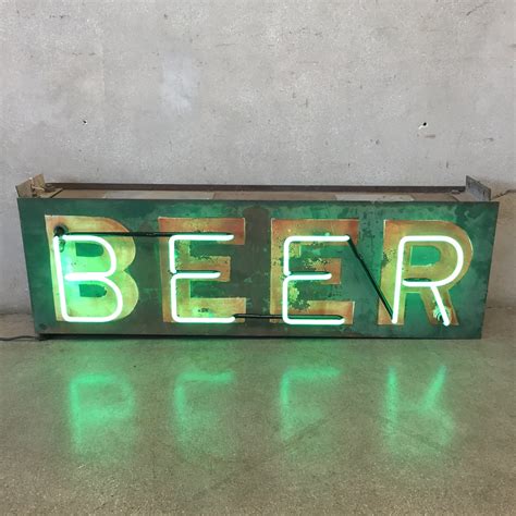 Vintage "BEER" Neon Sign – UrbanAmericana