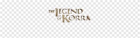 Avatar le logo de la légende de Korra, la légende de Korra word art, png | PNGEgg