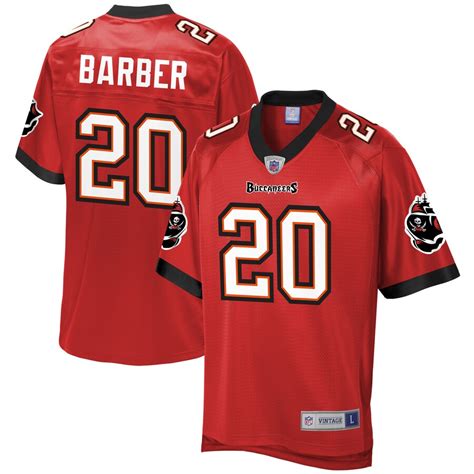 Men's Tampa Bay Buccaneers Ronde Barber NFL Pro Line Red Replica Retired Player Jersey