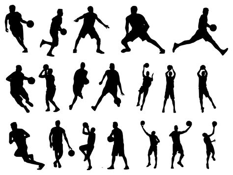 Basketball Player Silhouette PNG