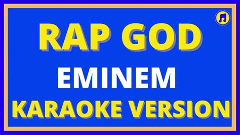 rap god karaoke | rap god karaoke with lyrics | rap god karaoke version ...