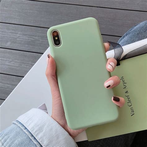 Fresh Matcha Green Phone Case for Iphone Candy Full Protective | Green ...