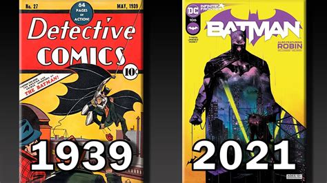 The Evolution Of Batman Comics 1939-2021 - YouTube