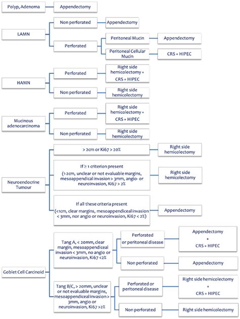 Primary appendiceal cancer treatment. LAMN = Low-grade Appendiceal ...