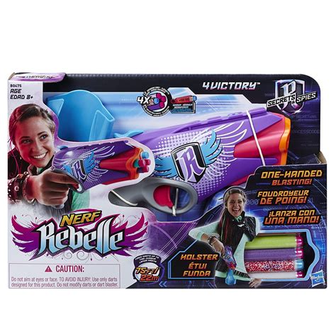 Nerf Rebelle Secrets and Spies 4Victory Blaster Review - Shoot And Hide