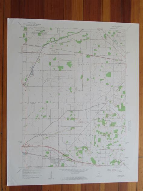 Hamlet Indiana 1960 Original Vintage USGS Topo Map: (1960) Map ...