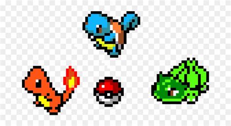 Pokemon Starters - Pixel Art Clipart (#2842276) - PikPng