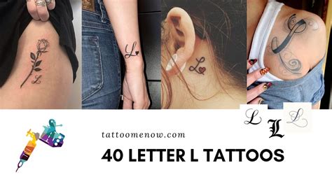 40 Letter L Tattoo Designs, Ideas and Templates - YouTube