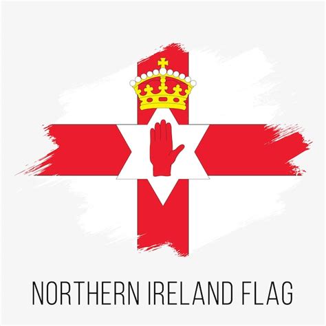 Irlanda del norte vector bandera irlanda del norte bandera para el día ...