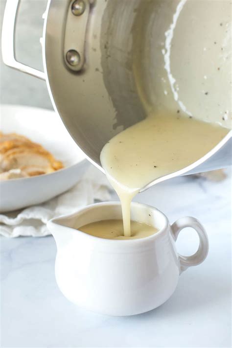 Simple Chicken Veloute Sauce (Dairy Free) - Simply Whisked