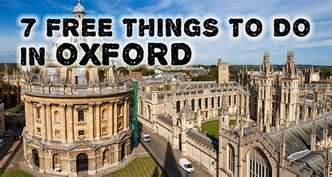 7 Free Things To Do In Oxford | Free Family Days Out