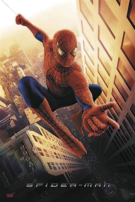 Amazon.com: POSTER STOP ONLINE Spider-Man - Movie Poster (Spiderman Swinging in New York City ...