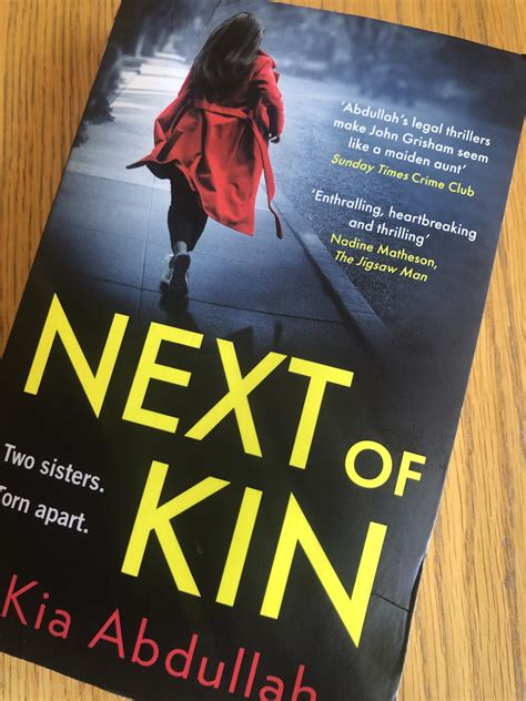 Next of Kin by Kia Abdullah - Mum of Three World | Next of kin, Psychological thrillers, Book lovers