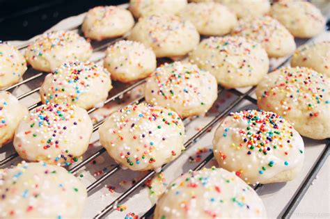 These Italian ricotta cookies are so soft and light and just melt in your mouth. They are topped ...