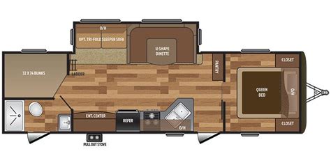 2018 Keystone Hideout East 28BHS Travel Trailer Specs