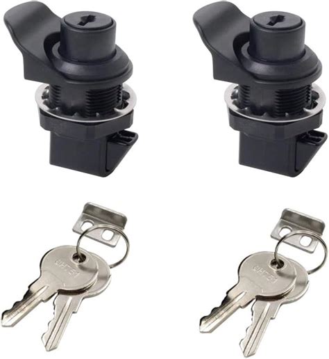 HOWDIA 2Pcs Push Button Lock Glove Box Latch, Tool Box Latch for Truck ...