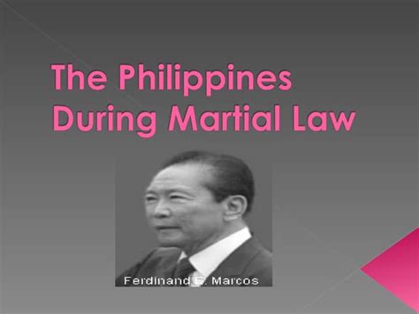 Marcos Regime in the Philippines - Martial Law