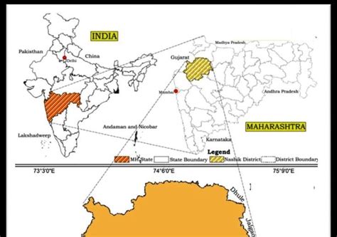 Fig.no 01: Location map of Nashik District | Download Scientific Diagram