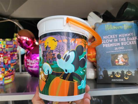 New Mickey Mummy Glow-in-the-Dark Popcorn Bucket and Halloween Popcorn ...