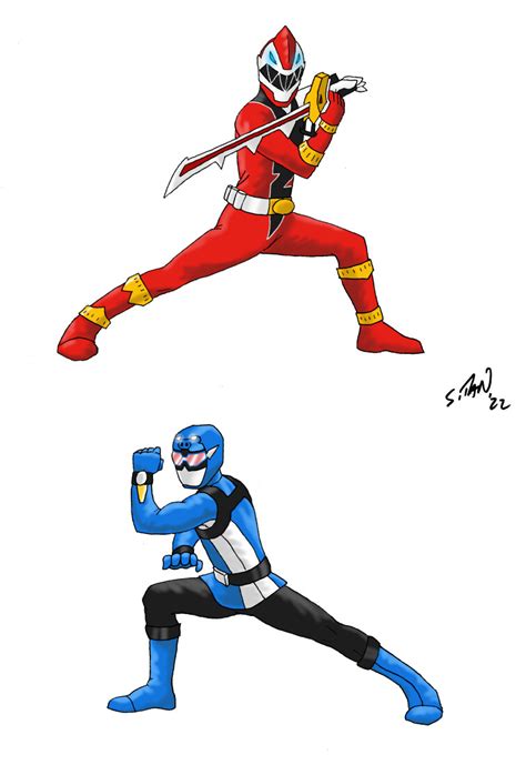 ArtStation - Power Rangers drawings