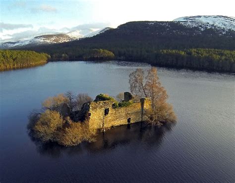 Haunted Rothiemurchus Forest & Loch an Eilein Castle | Scotland castles ...