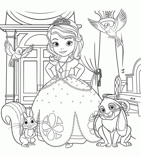 Sofia the First Coloring Pages - Best Coloring Pages For Kids