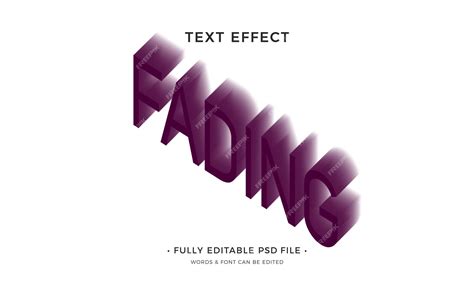 Premium PSD | Fade out text effect