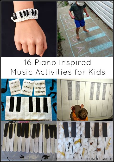 16 Piano Inspired Music Activities for Kids | And Next Comes L