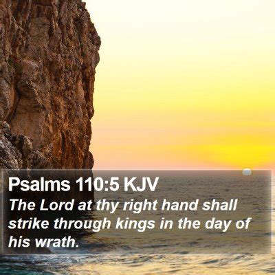 Psalms 110 Scripture Images - Psalms Chapter 110 KJV Bible Verse Pictures