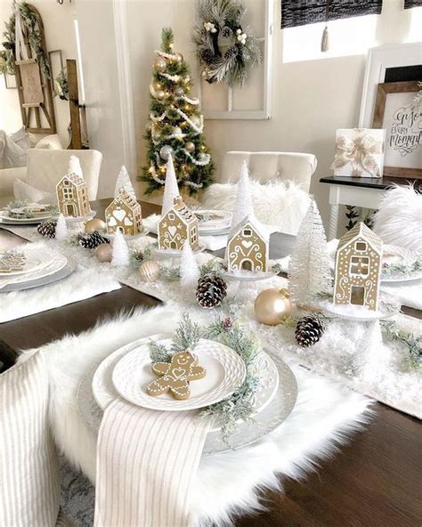 Dining Room Table Christmas Decor Ideas : Dining Christmas Room Mediterranean Decor Decoration ...