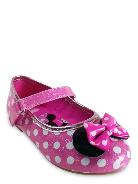 Minnie Mouse Polka Dot Mary Jane Shoes (Toddler Girls) - Walmart.com