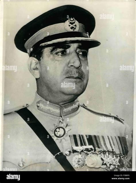 Jan. 04, 1960 - Lt.General Yahya Khan president of pakistan (Credit Image: © Keystone Press ...