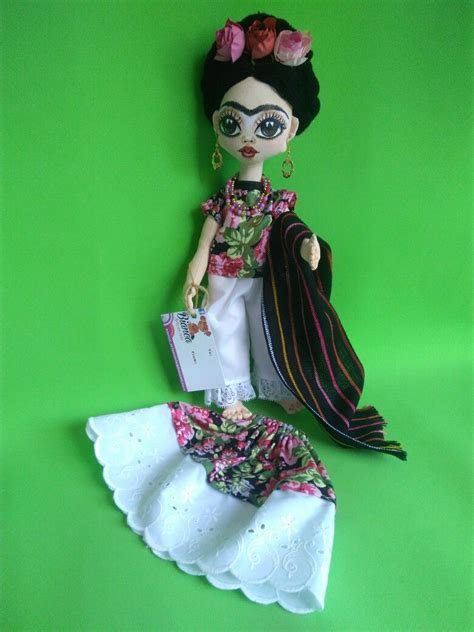 Una muñequita de tela inspirada en Frida Kahlo ¡¡una muñequita de tela inspirada en Frida Kahlo ...