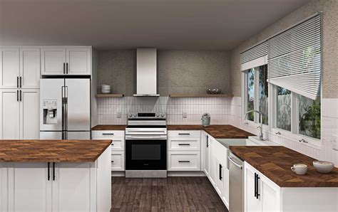 Kitchen Designs using IKEA’s Laminate Butcher Block Countertops