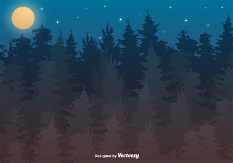 Vector Forest Illustration 126730 Vector Art at Vecteezy