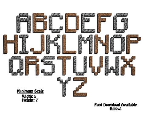 Logo Alphabet Minecraft Letters Font - Minecraft logo alphabet image ...