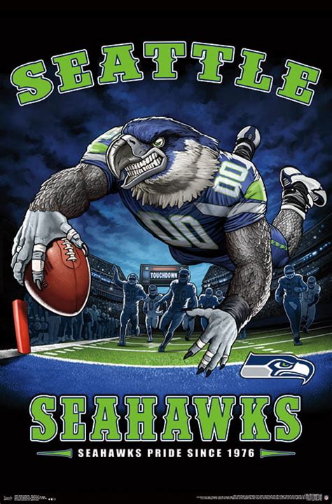 Seattle Seahawks - End Zone Poster Clip Bundle - Walmart.com - Walmart.com