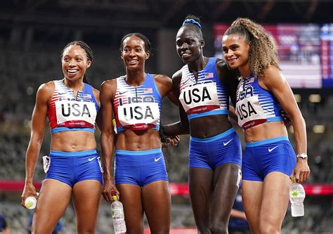 Allyson Felix's 11th Olympic medal comes in U.S. 4x400 relay ...