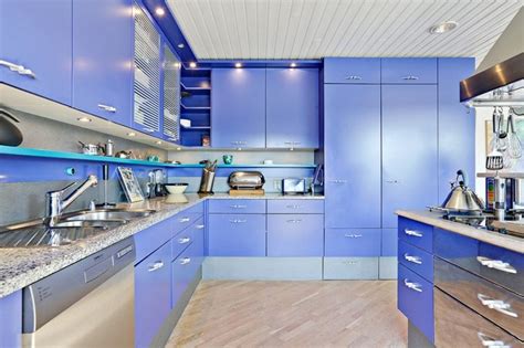 Cuisine bleu : 50 suggestions de décoration