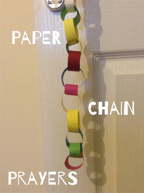 Flame: Creative Children's Ministry: Colour Coded Paper Chain Prayers