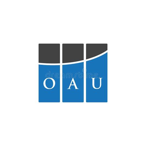 OAU Letter Logo Design on WHITE Background. OAU Creative Initials ...