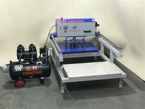 Automatic Heat Transfer Press Machine, For Industrial at Rs 49999 in Surat