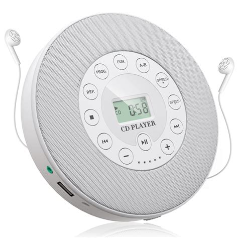 Buy WOKALON CD Player Portable with Radio, Small Personal Portable CD Player with Headphones ...