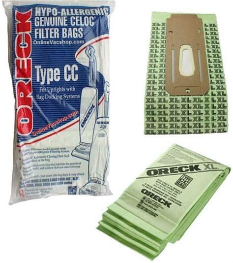 Pack of 8 Oreck XL Type CC Vacuum Cleaner Bags CCPK8DW - Walmart.com - Walmart.com