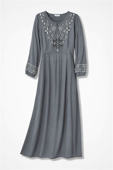 Tucson Embroidered Dress - Coldwater Creek | Casual dresses, Womens dresses, Clothes