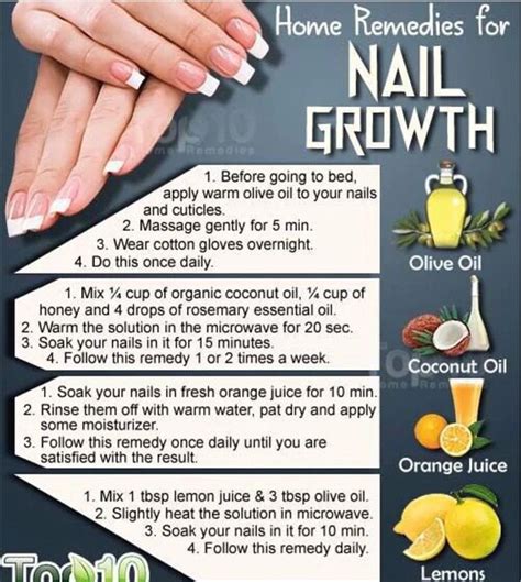 Pin by Phil on Nailed it! | Nail growth, Natural nail care, Home remedies