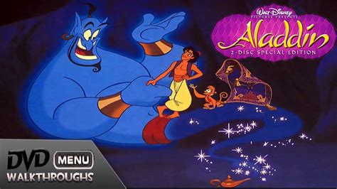 Aladdin (1992, 2004) DvD Menu Walkthrough - YouTube