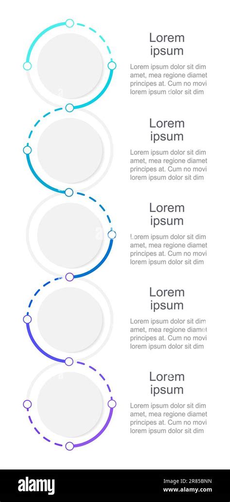 Blue gradient vertical infographic chart design template Stock Vector Image & Art - Alamy