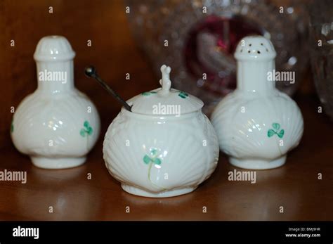 Vintage salt and pepper set Stock Photo - Alamy